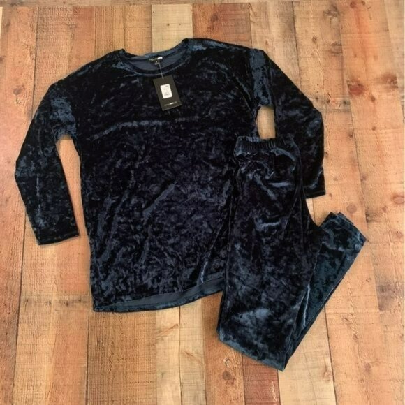 Fashion nova casual but cute legging and long sleeve set in emerald green -M - Picture 1 of 14